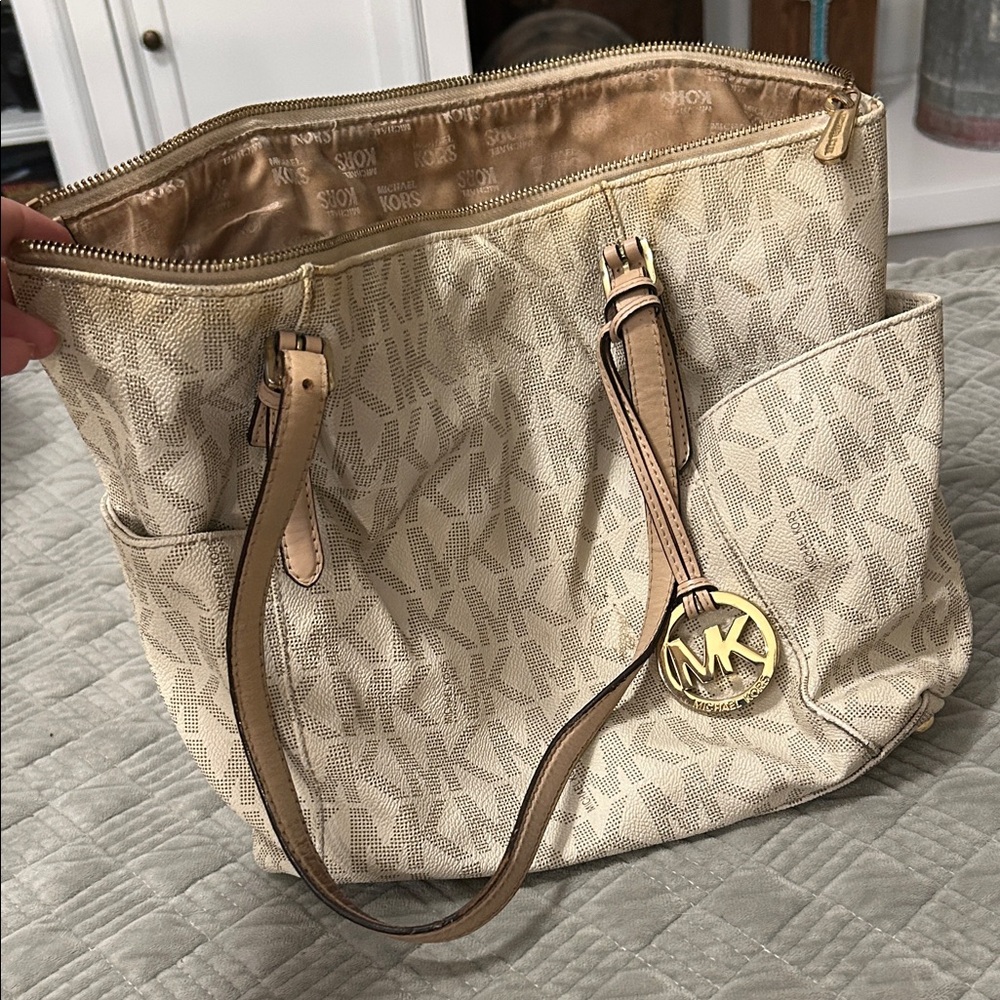 Michael Kors Tan Signature Tote